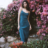 Eastern Teal Silk Slip